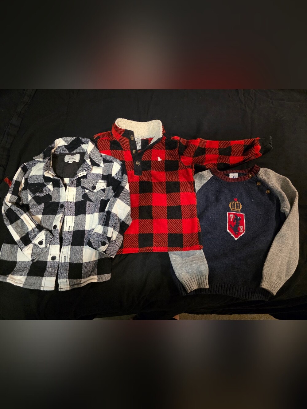 Lot Trio 24 Mois 3 Hauts Temps Des Fetes Noel